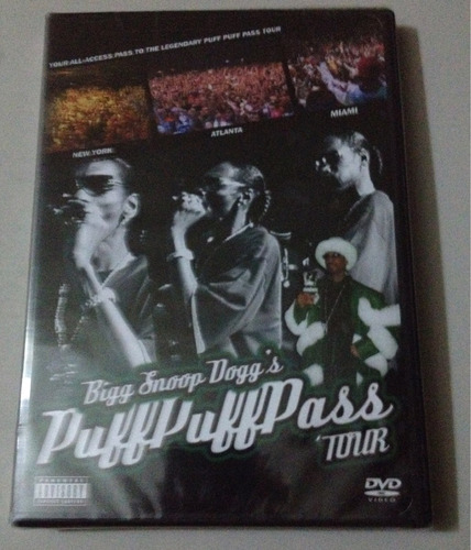 Snoop Dogg Puff Puff Pass Tour Dvd  Importado Usa