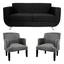 Comprar Juego Living Departamento Sofa 2 Cuerpos + Sillones 1 Cuerpo