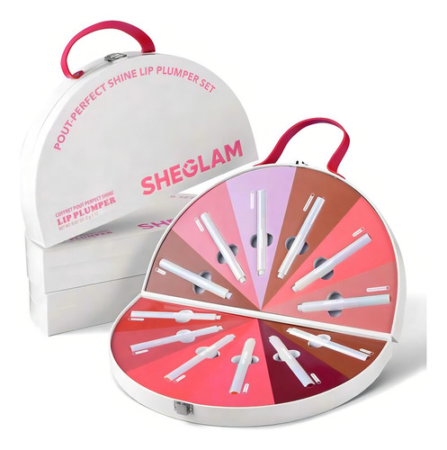 Sheglam, Set De Rellenador De Labios Pout-perfect, Plumper Acabado Brillante Color Blanco