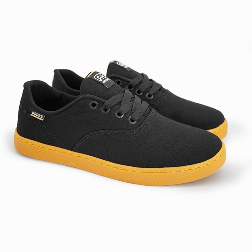 Imagem 3 de 5 de Tênis Hocks Sonora Skate Canvas Black/natural