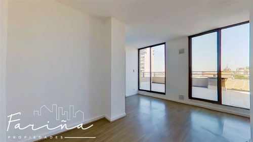 Arriendo Dpto Gran Terraza 1d,1b,estac.- Stgo, M.los Heroes