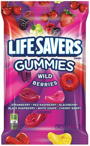 Life Savers Gummies Wild Berries Gomitas Salvavidas 198g. 