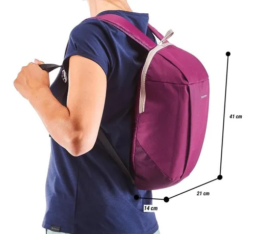 Morral Quechua Color Morado Mochila De 10l