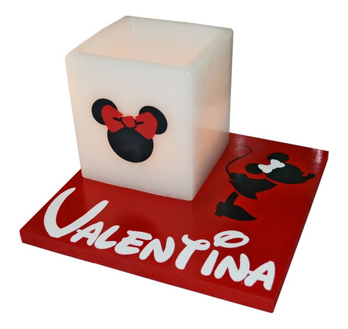 15 Centros De Mesa De Minnie Mouse Rojo Aluzza