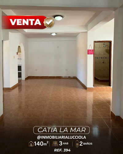 En Venta Casa En El Segundo Piso, Catia La Mar, Ref 394