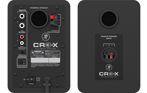 Imagen 3 de 7 de Monitores Estudio Mackie Cr3-x Par Multimedia 50w - Oddity