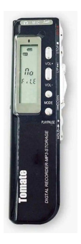 Gravador De Áudio E Voz Digital 8gb Mp3 Tomate Mt-556
