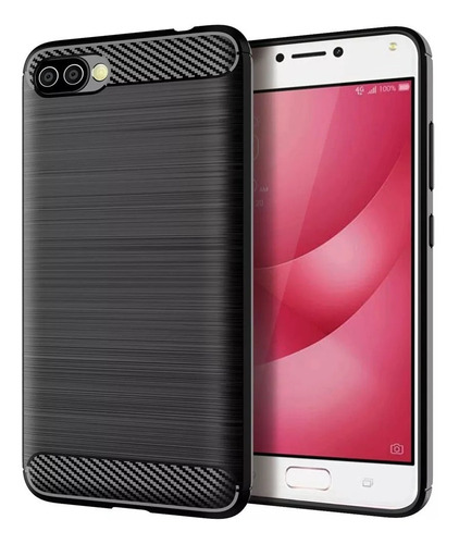 Capa Para Asus Zenfone 4 Max (zc554kl) (tela 5.5) Carbon