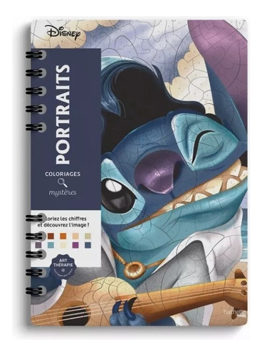 Colorea Y Descubre El Misterio Disney Portraits Stitch