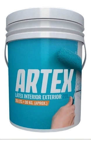 Pintura Latex Interior Exterior Artex Polacrin 20l Blanco