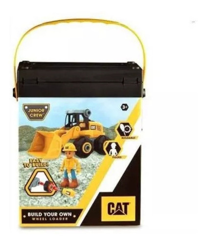 Cat Playset Valija Construccion Vehiculo + Figura Art 82288