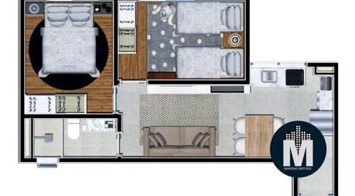 Imagem 13 de 13 de Apartamento 2 Dormitórios E 01 Vaga, 36m² E 37m² - Santa Maria Osasco !! - Lm10