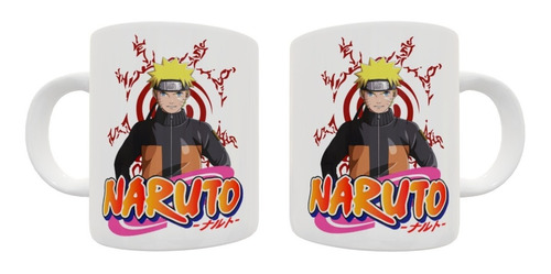 Caneca Cerâmica Anime Naruto - Selamento Oito Trigrama