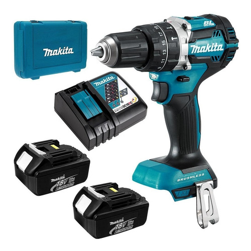 Taladro Percutor Inalambrico Makita 18v Brushless Dhp484rfe