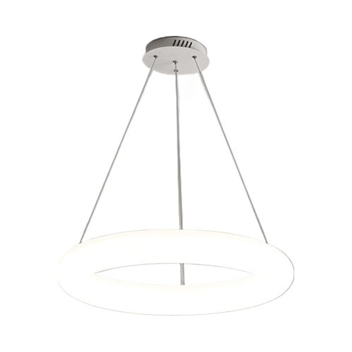 Lampara Led Decorativa 50w Halo Ii Circular Blanca C/control