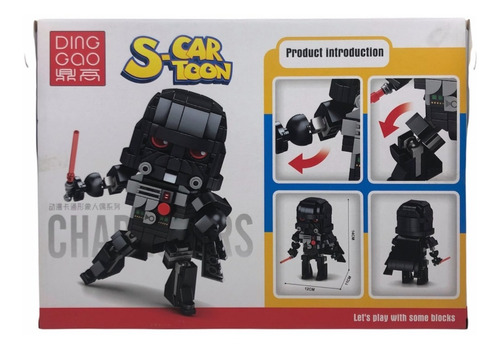 Imagen 7 de 9 de Ladrillos Encastrables Star Wars Juguete Darth Vader Dark