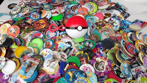 Porta Tazos Bola Pokémon Con 300 Tazos Envío Gratis Tazos (Usado)