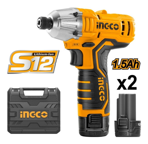 Atornillador De Impacto 12v S12 Cirli1201 Ingco Ma