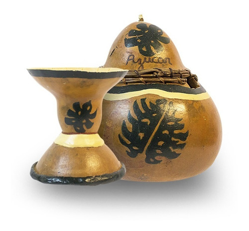Juego Matero: Mate+ Azucarero -diseño Guembé -artesanías Yvá