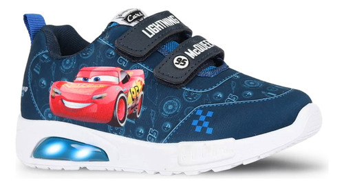 Zapatillas Footy Pop Cars Mcqueen 95 Niños Luz Al Pisar