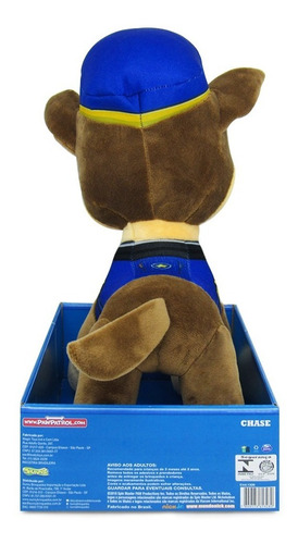 Imagem 4 de 9 de Pelúcia Chase 30cm - Sunny - Patrulha Canina - Paw Patrol