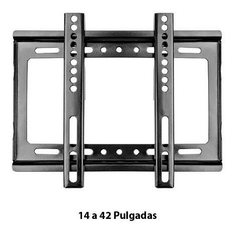 Imagen 4 de 7 de Soporte Tv Lcd Led Plasma De 14 A 42 PuLG. Fijo Hasta 25 Kg