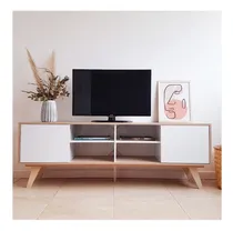 Comprar Rack Mesa Led Lcd Nordico Escandinavo Laqueado