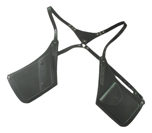 Bolso Bandolera Con Bolsillo Tipo Para Accesorios De