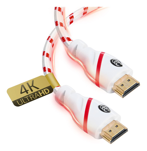 Cable Hdmi 10 Pies - Paquete De 2 - Resolucion 4k Compatible