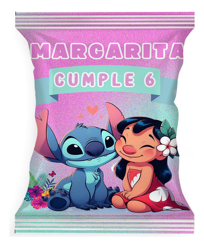 Bolsitas Golosineras Chips Bags Lilo Y Stich X10 Souvenir