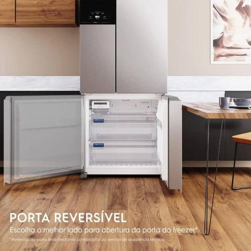 Geladeira Electrolux 590l Im8s Inverter Frost Free Inox 127v