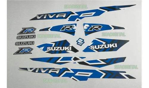 Kit Completo De Calcomanías Suzuki Viva R 2015