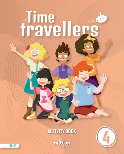 Libro Time Travellers 4 Blue Activity Book English 4 Prim...