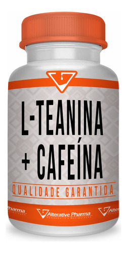 L Teanina 200mg + Cafeína 200mg - 120 Cápsulas Sabor Sem Sabor