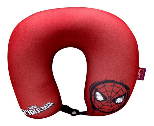 Almofada Pescoço Homem Aranha Marvel - Zona Criativa Cor Vermelho