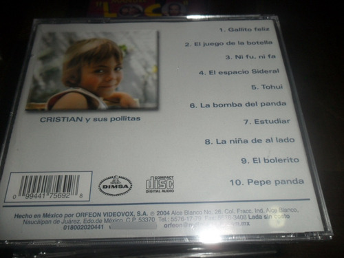 Cd Cristian Castro Gallito Feliz Nuevo