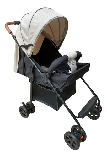 Carriola Para Bebé Prinsel Mónaco Plegable A Una Mano beige