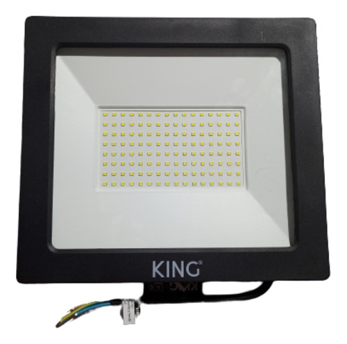 Reflector Proyector Led 100w Exterior Ip65 Luz Blanca King