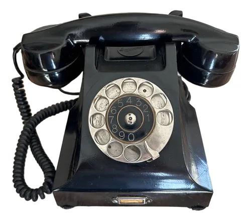 comprar Telefono Antiguo Baquelita Ericsson Negro Año 1930 Funciona