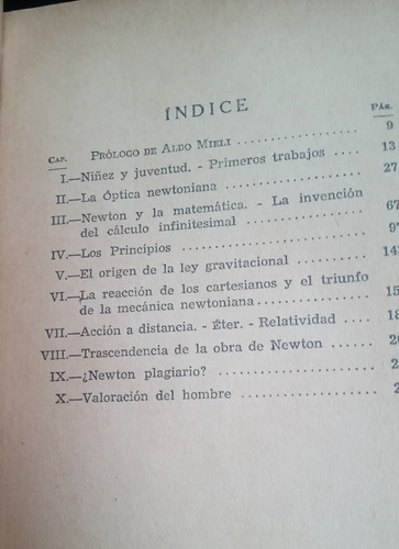 Isaac Newton Cortés Pla Espasa Calpe (Usado)