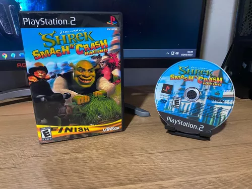 Jogo Shrek smash n' crash racing psp original