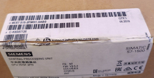 Plc 1500 Siemens 6es7 515-2fm01-0ab0 (Usado)