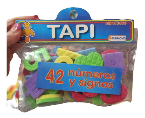 Numeros Didácticos Goma Eva 42 U Tapimovil