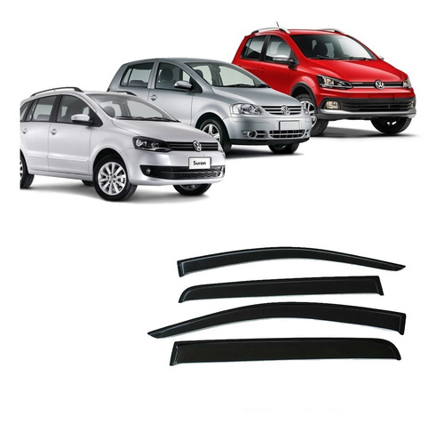 Paralluvias O Goteros Volkswagen Suran/fox/crossfox 4ptas