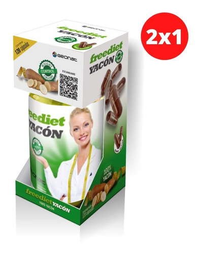 Oferta 2 X 1 Freediet Yacón (120 Caps) - Geonat (2 X 1  Ofer