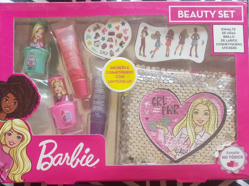 Set De Maquillaje Barbie+20 Stickers De Regalo | Cuotas sin interés