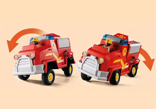 Juego Playmobil Duck On Call Vehículo De Emergencia Bomberos Cantidad de piezas 32