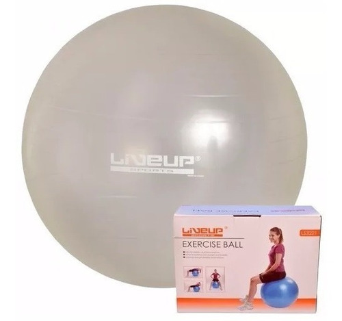 Bola Suíça Para Pilates Transparente 65 Cm Liveup Ls3221 T65