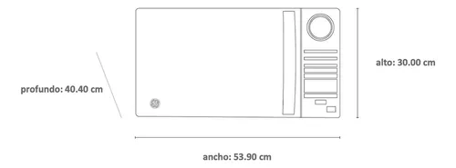 Horno Microondas con Air Fryer de 31 Litros Inox Espejo GE - MGE11XAF, Microondas, Cocción