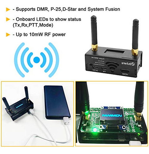 Placa Módem De Voz Digital Multi-modo Mmdvm Duplex, Soporte